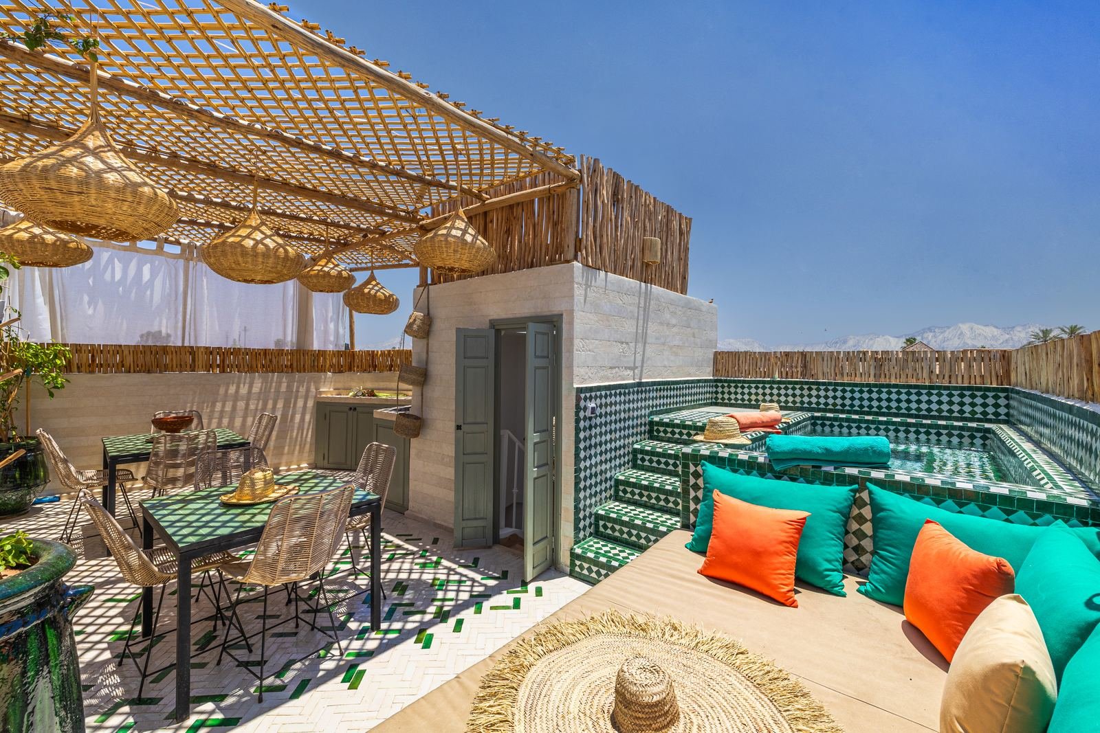 Riad Dar Mimouna — patio