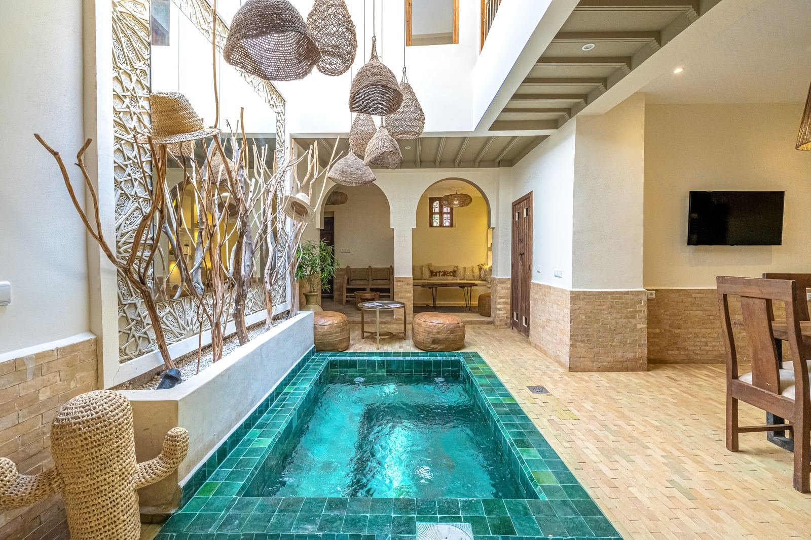 Riad Zatiah — terrasse